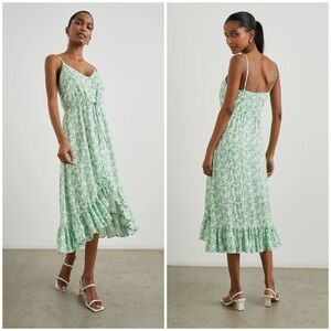 Rails Frida NWT ~ Green Floral Midi Dress